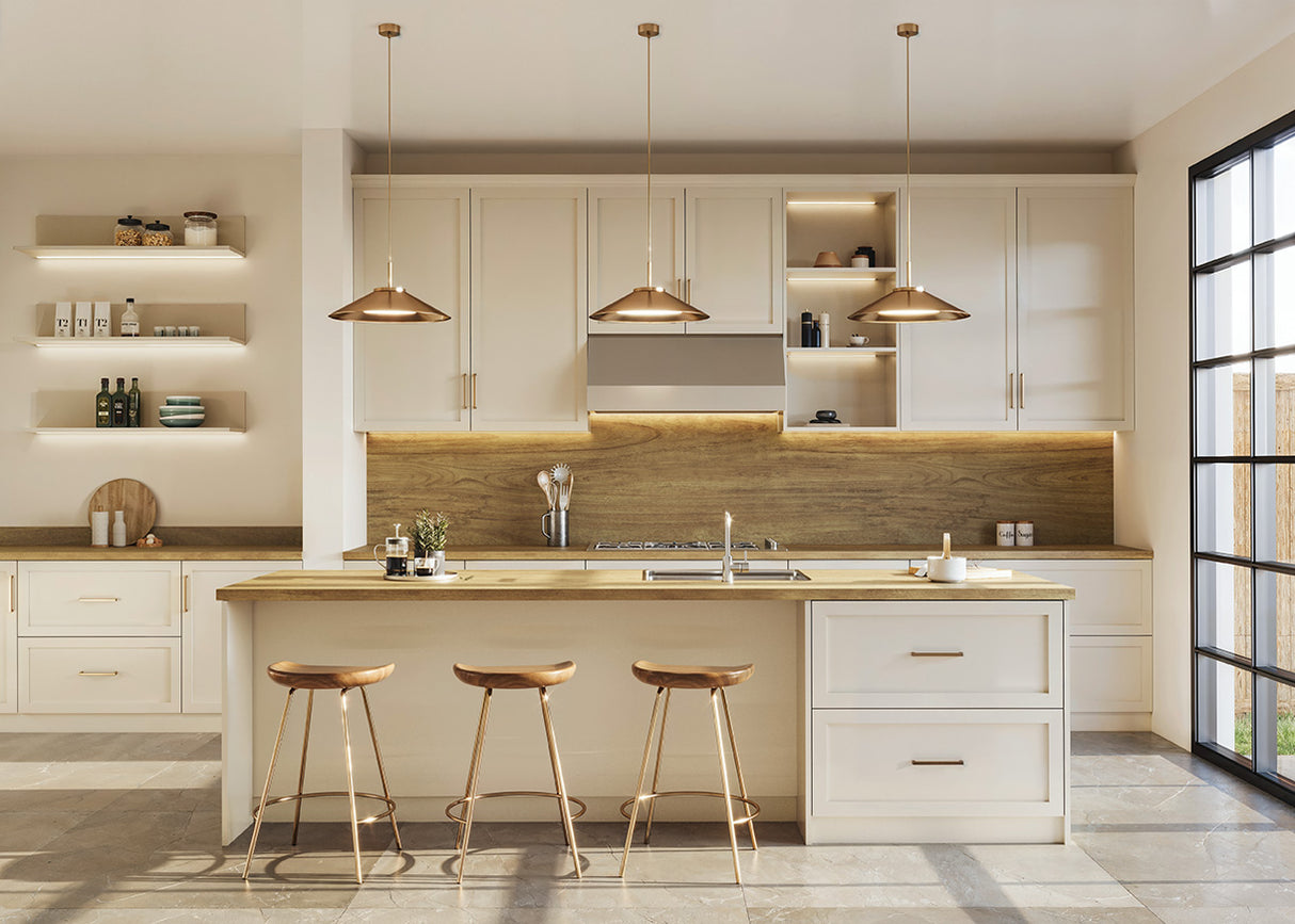 LamTop 5856 Golden Nectar Laminate Kitchen Worktops - Woodland Finish
