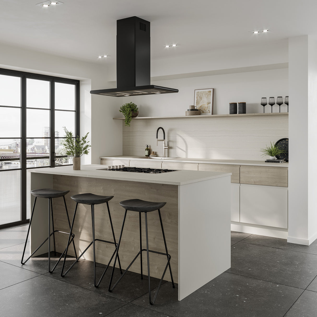 LamTop 9511 Sandstone Serenity Laminate Kitchen Worktops - Essence Finish