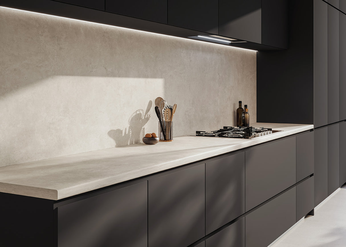 LamTop 9923 Patine Causeway Laminate Kitchen Worktop - Ardesia Finish