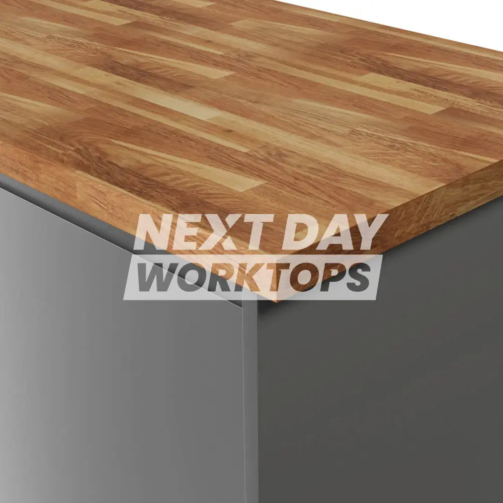Deterra Solid Farmhouse Oak Real Wood Kitchen Worktops 40mm (T)