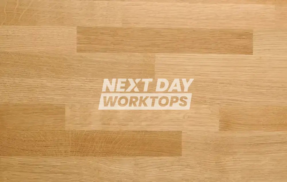 Deterra Solid Prime Oak Real Wood Kitchen Worktops 40mm (T)