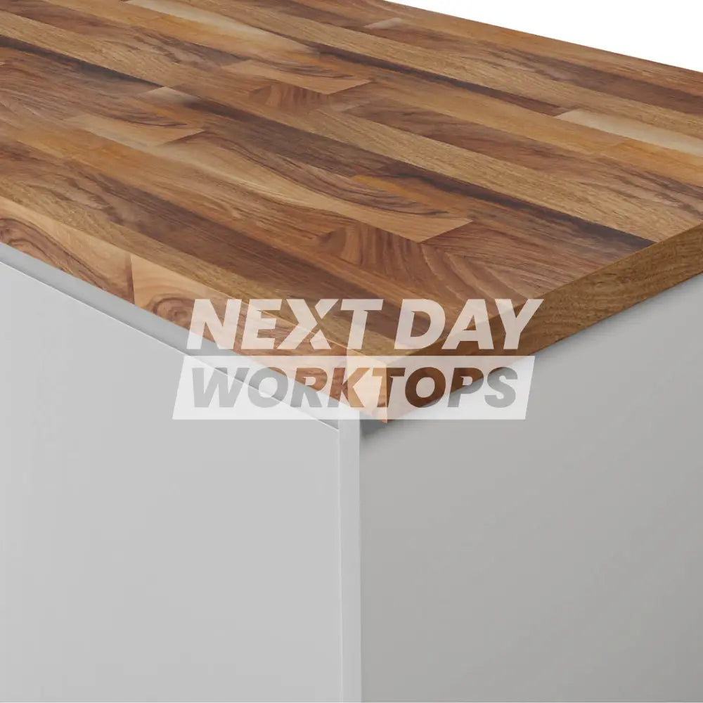 Deterra Solid Walnut Real Wood Kitchen Upstand