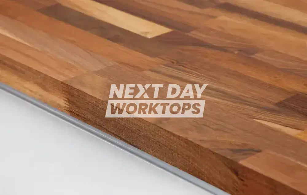 Deterra Solid Walnut Real Wood Kitchen Worktops 27mm (T)
