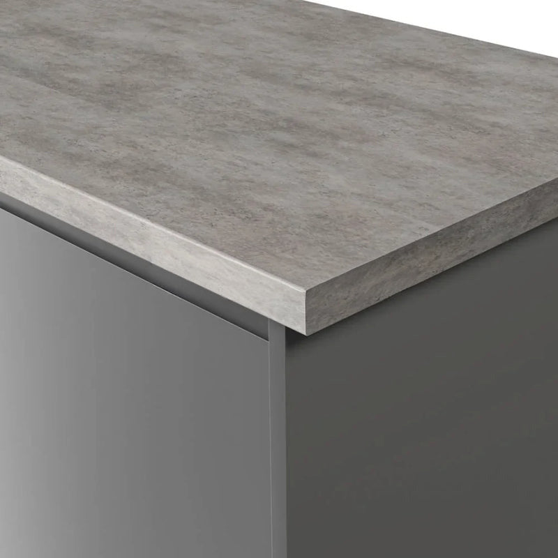 Formica Originals PP6275 Brushed Concrete Laminate Kitchen Worktop - Matte 58 Finish- Free Sample