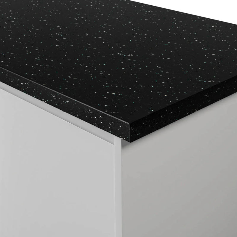 Formica Originals PP7682 Platinum Black Laminate Kitchen Worktop - Platinum Etchings Finish- Free Sample