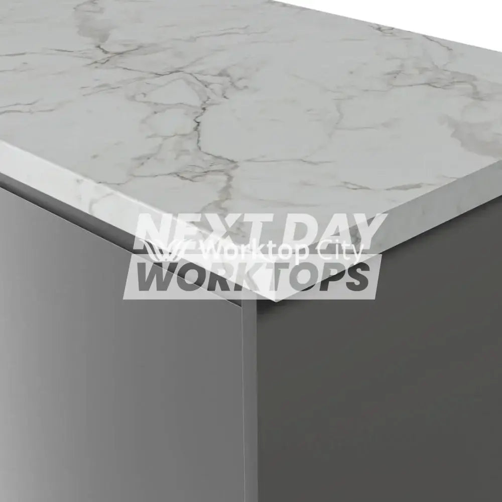 Formica Originals PP3460 Calacatta Marble Laminate Kitchen Worktop - Matte 58 Finish- Free Sample