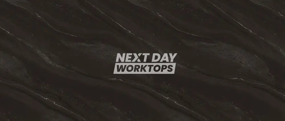 Formica Originals PP5015 Black Painted Marble Laminate Kitchen Worktops - Satin NDF Finish