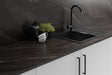 LamTop 5015 Noir Marble Laminate Kitchen Worktops - Satin NDF Finish