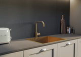 LamTop 5834 Timeless Greystone Laminate Kitchen Worktops - Satin NDF Finish
