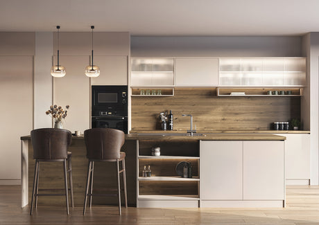 LamTop 5854 Natural Fresh Oak Laminate Kitchen Worktop - Lumber Finish