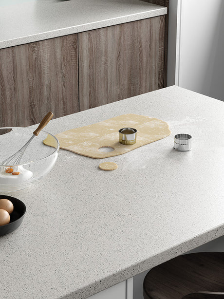 LamTop 5943 Luna Stone Laminate Kitchen Worktop - Matte 58 Finish