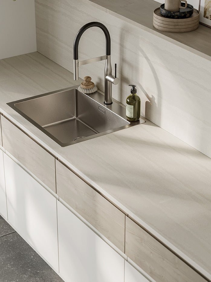 LamTop 9511 Sandstone Serenity Laminate Kitchen Worktops - Essence Finish