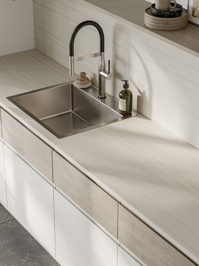 LamTop 9511 Sandstone Serenity Laminate Kitchen Worktops - Essence Finish