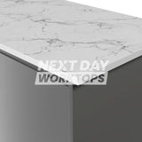 Aria F3460 Calacatta Marble - Satin NDF Texture - White Core
