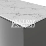 Aria F3460 Calacatta Marble - Satin NDF Texture - White Core