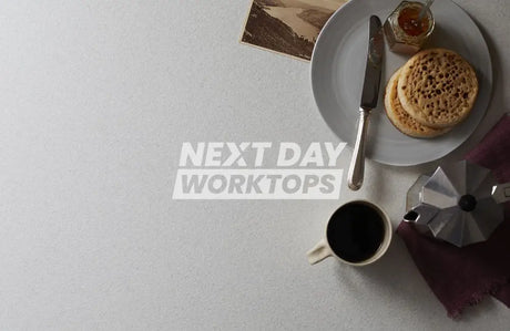 Aria F5212 Ice Quarstone - Riverwash Texture - White Core