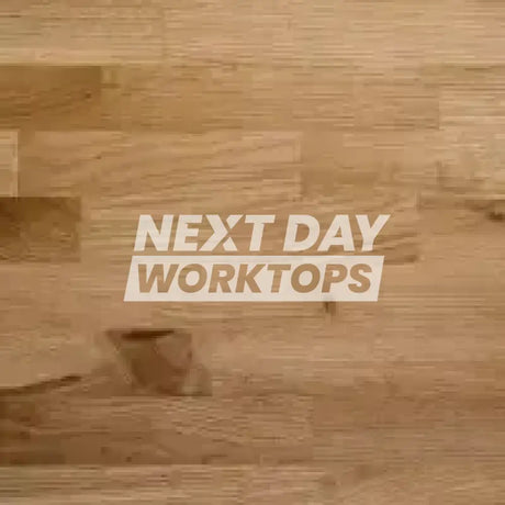 Deterra Rustic Oak Real Wood Kitchen Worktops 40mm (T)