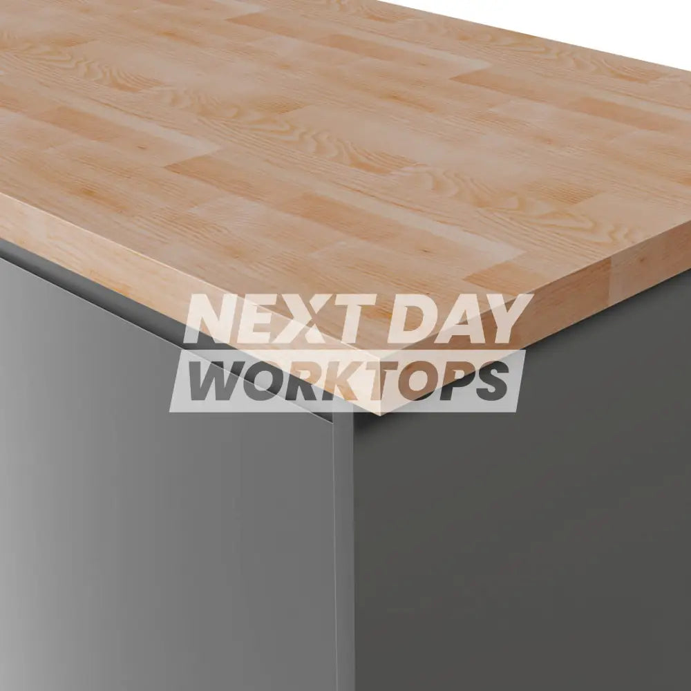 Deterra Solid Ash Wood Kitchen Worktops 40mm (T)