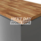 Deterra Solid Farmhouse Oak Real Wood Kitchen Worktops 40mm (T)