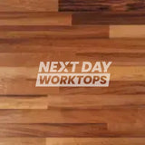 Deterra Solid Iroko Real Wood Kitchen Upstand