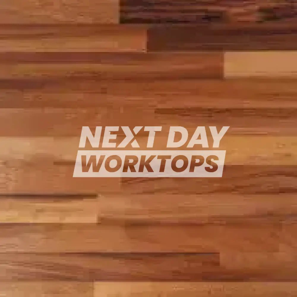 Deterra Solid Iroko Real Wood Kitchen Worktops 40mm (T)