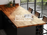 Deterra Solid Iroko Real Wood Kitchen Worktops 40mm (T)