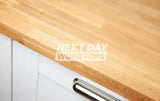 Deterra Solid Oak Real Wood Kitchen Worktops 22mm (T)