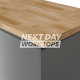Deterra Solid Oak Real Wood Kitchen Worktops 22mm (T)