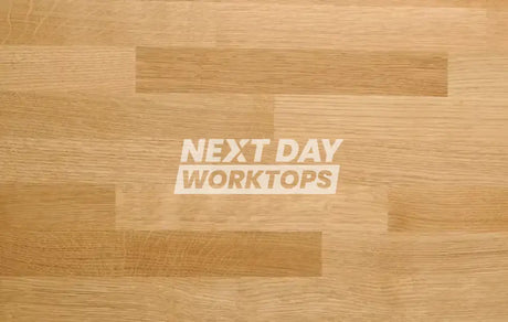 Deterra Solid Prime Oak Real Wood Kitchen Upstand