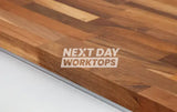 Deterra Solid Walnut Real Wood Kitchen Worktops 40mm (T)