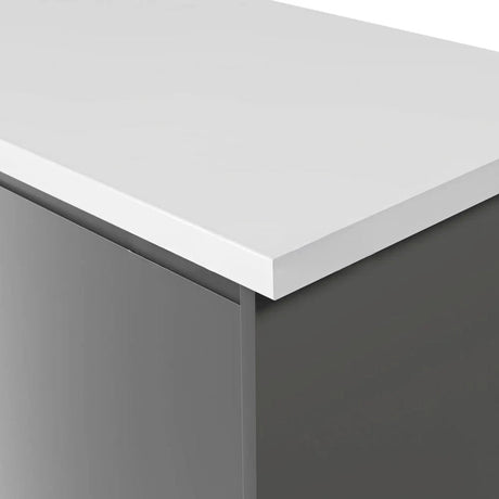 Formica Originals PP6340 Crisp White 22mm Square Edge Laminate Kitchen Worktop - Essence Finish- Free Sample