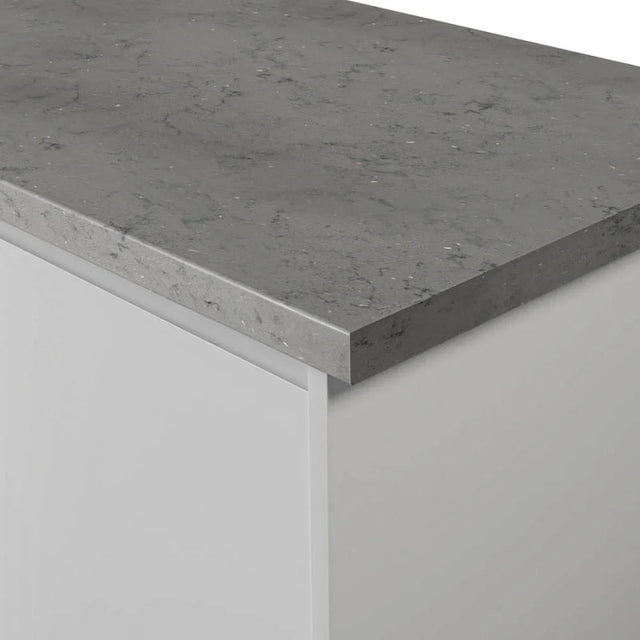 Formica Originals PP7679 Platinum Tornado Laminate Kitchen Worktop - Platinum Etchings Finish- Free Sample