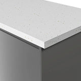 Formica Originals PP7680 Platinum White Laminate Kitchen Worktop - Platinum Etchings Finish - Free Sample