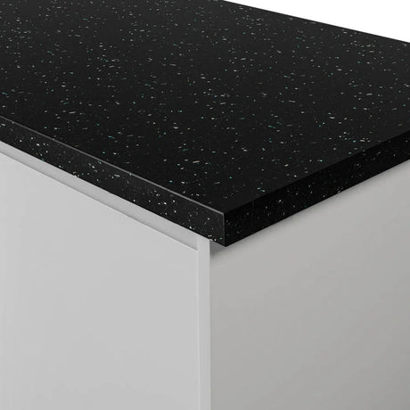 Formica Originals PP7682 Platinum Black Laminate Kitchen Worktop - Platinum Etchings Finish- Free Sample