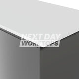 Formica Originals PP6340 Crisp White 22mm Square Edge Laminate Kitchen Worktop - Essence Finish