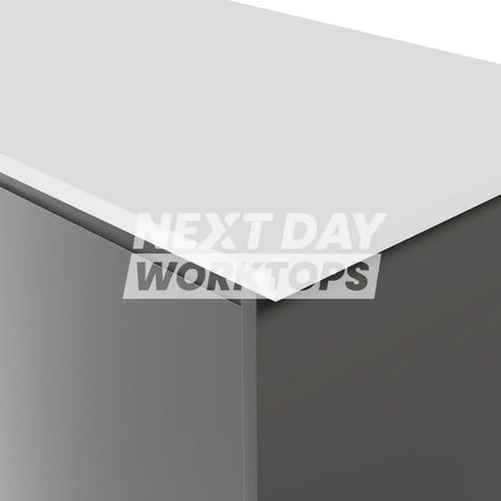 Formica Originals PP6340 Crisp White 22mm Square Edge Laminate Kitchen Worktop - Essence Finish