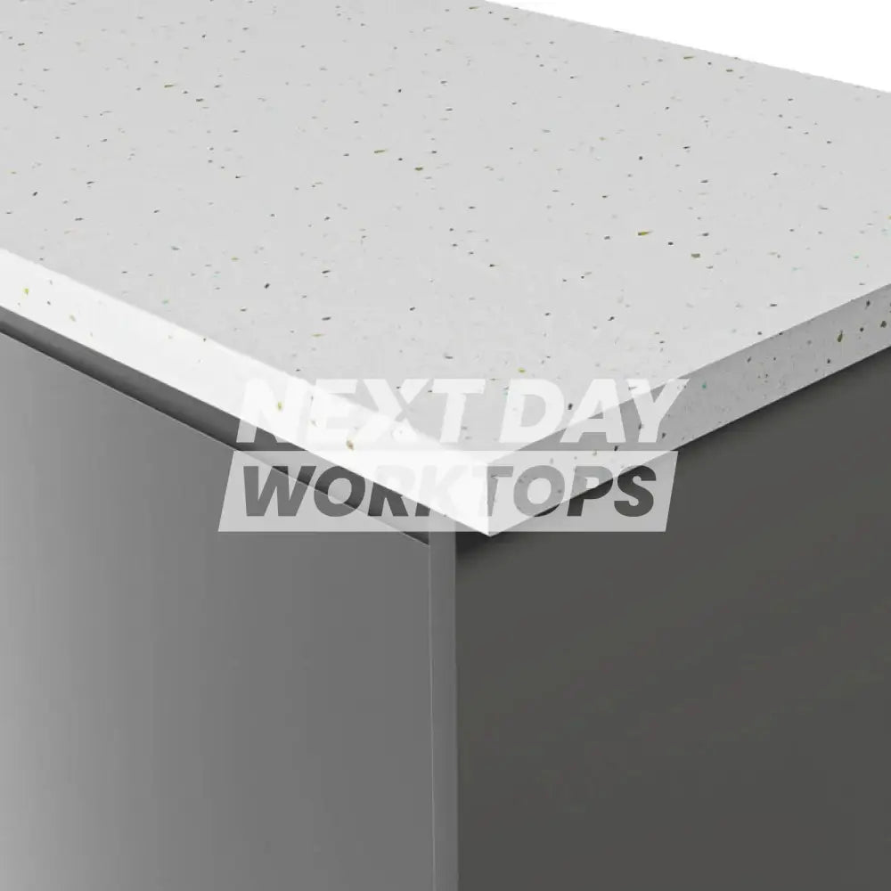 Formica Originals PP7680 Platinum White Laminate Kitchen Worktop - Platinum Etchings Finish