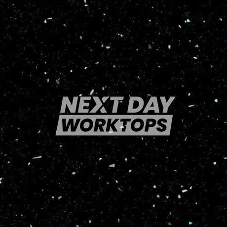 Formica Originals PP7682 Platinum Black Laminate Kitchen Worktop - Platinum Etchings Finish